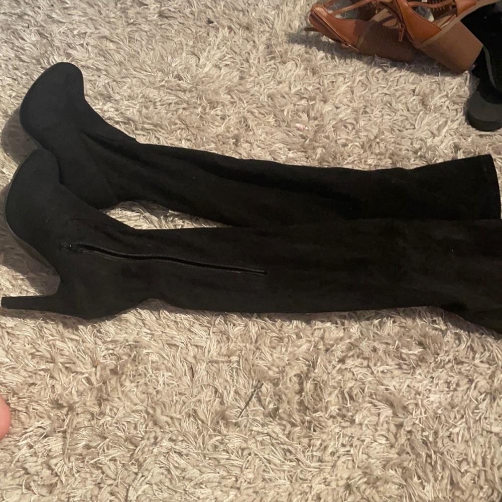 Knee high heels
